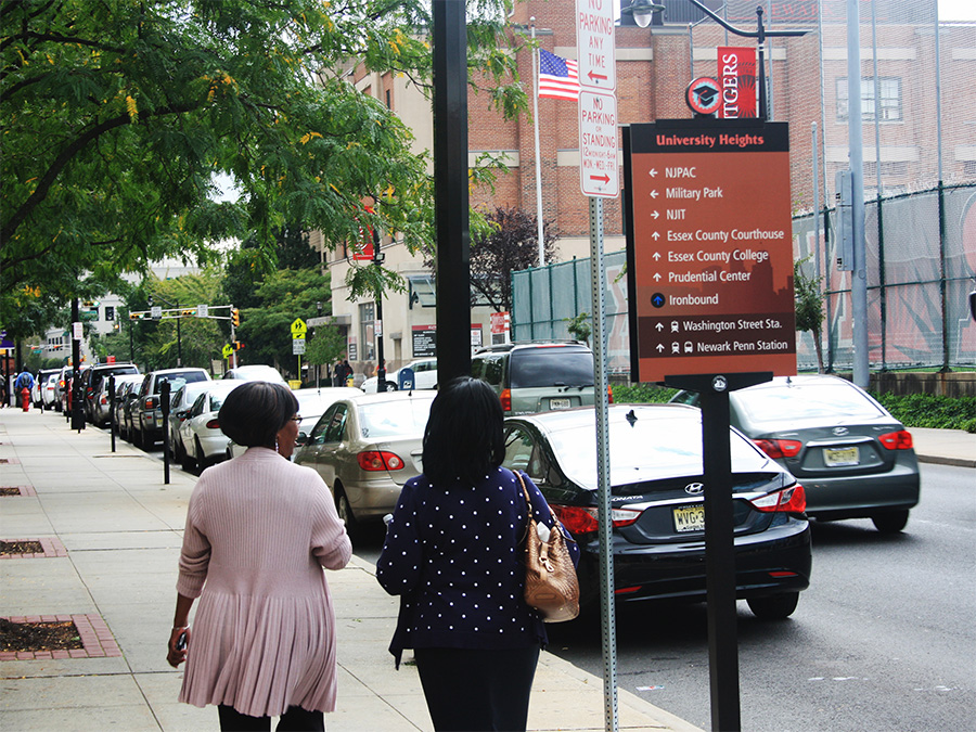 NDD Pedestrian Wayfinding Sign